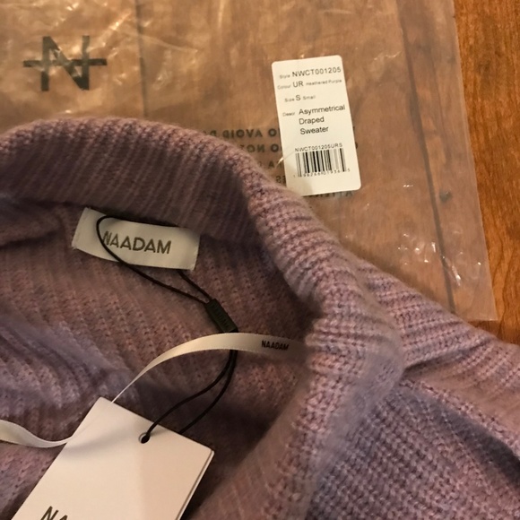 Naadam wool cashmere off shoulder sweater - Picture 9 of 9